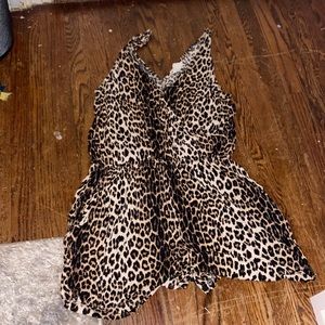 Leopard Romper